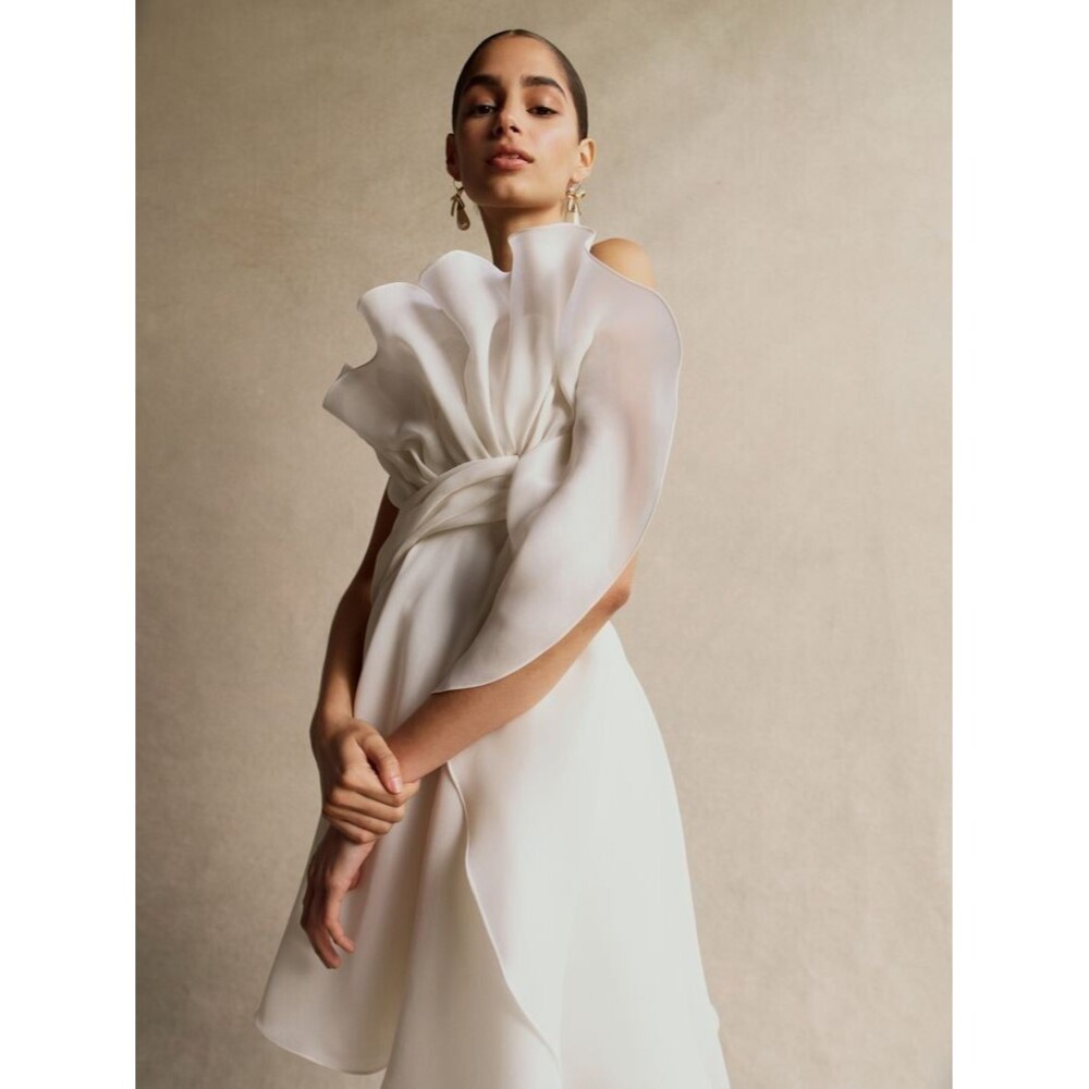 NWT. $3829 CAROLINA HERRERA NAOMI BRIDAL DRESS US 6